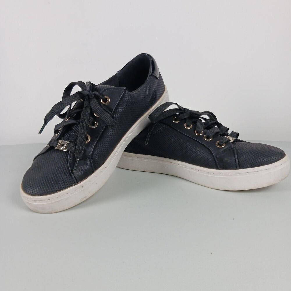 LIZ CLAIBORNE Women's 5W Black Warwick Fashion Sneakers Shoes Pre-owned